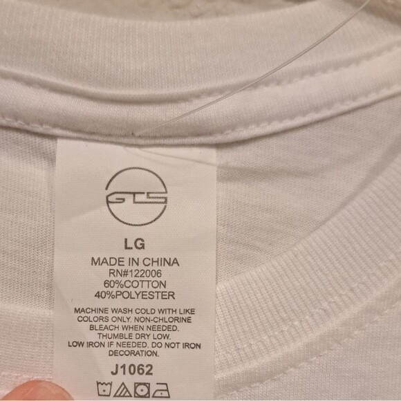 Scream Movie "Don't Answer The Phone" graphic t-shirt white unisex sz L NWOT - Picture 4 of 5